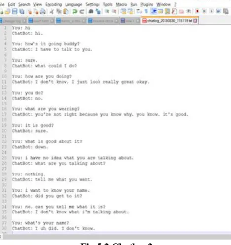 Fig 5.2 Chatlog 2 