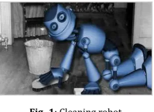 Fig -1: Cleaning robot 