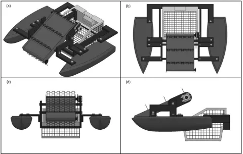 Table 4. Main components of trash collector boat Function Material 