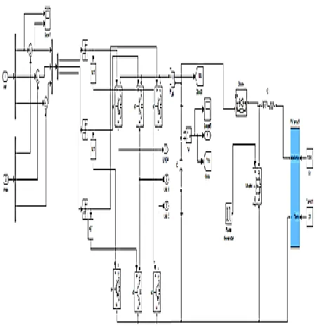 Fig-8:Capacitor With PV Array And Boost Dc-Dc Convertor 