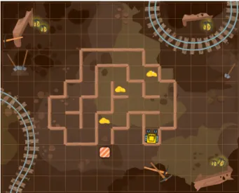 Fig. 2: Sample level Goldmine in the White Belt section.