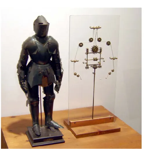 Figure 1.2: Model of a robot knight based on drawings by Leonardo da Vinci.