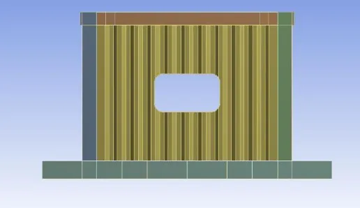 Fig -7: Horizontally Corrugated Steel Plate Shear Walls 