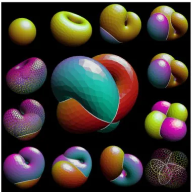 Fig. 9. Computer-generated stages of a sphere eversion (image source [Op111]).