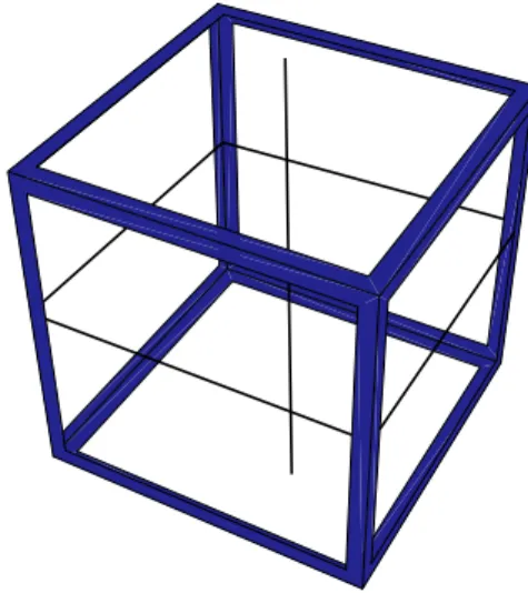 Figure 7.10: Rotatory reflection of  a cube