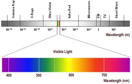 Fig. 1. Electromagnetic Spectrum [5] 