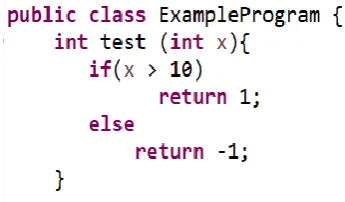 Fig 4: Example for method with primitive as argument  