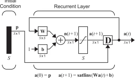 Figure 2.13  Recurrent Networka(t)