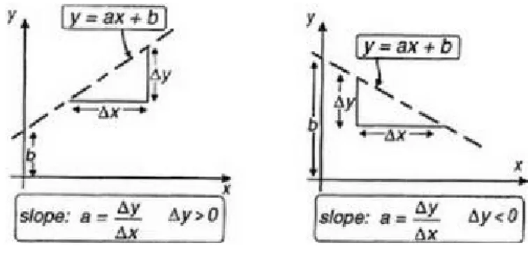 Figure  3.3 Straight line graphs.