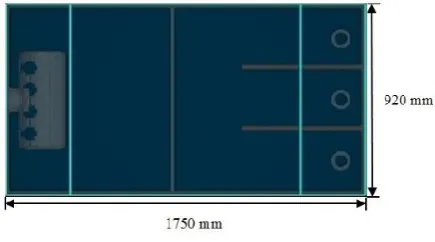 Figure 1 Experimental setup of pump intake 