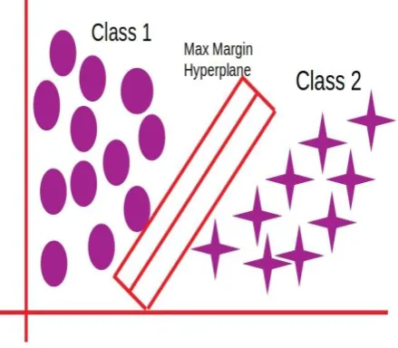 Figure 1: A  Linear Support Vector Machine 