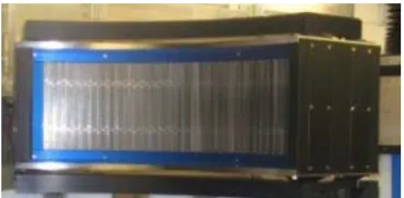 Figure 8. The wide angle polarizing supermirror array.