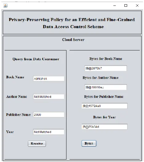 Figure XX1: Data consumer page to select data year wise and then search the data. 