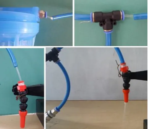 Fig -1: Co-axial pipe arrangement in NDM setup  