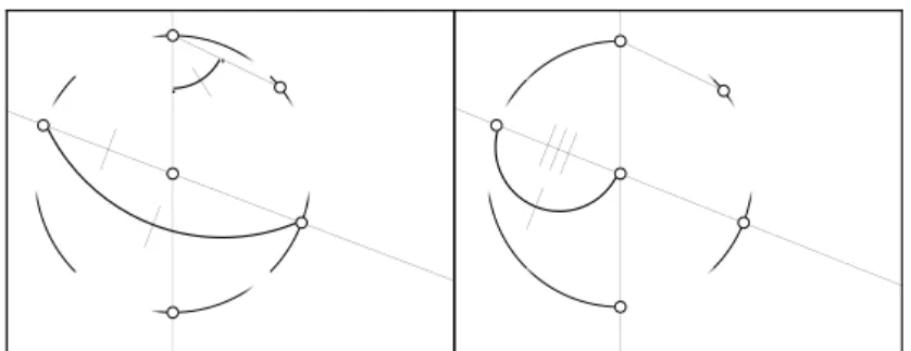 FIGURE 7 A diagram array containing two marked versions of the first primitive diagram in Figure 3.