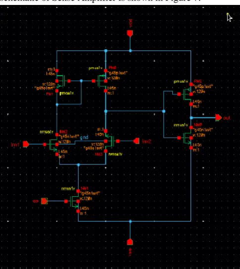 Figure 6: Schematic of write-driver circuit 