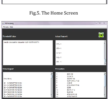 Fig.5. The Home Screen 