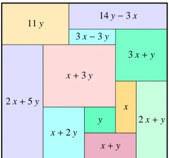 Figure 1.18: Initial sketch for Arthur Stone’s eleven-square tiling.