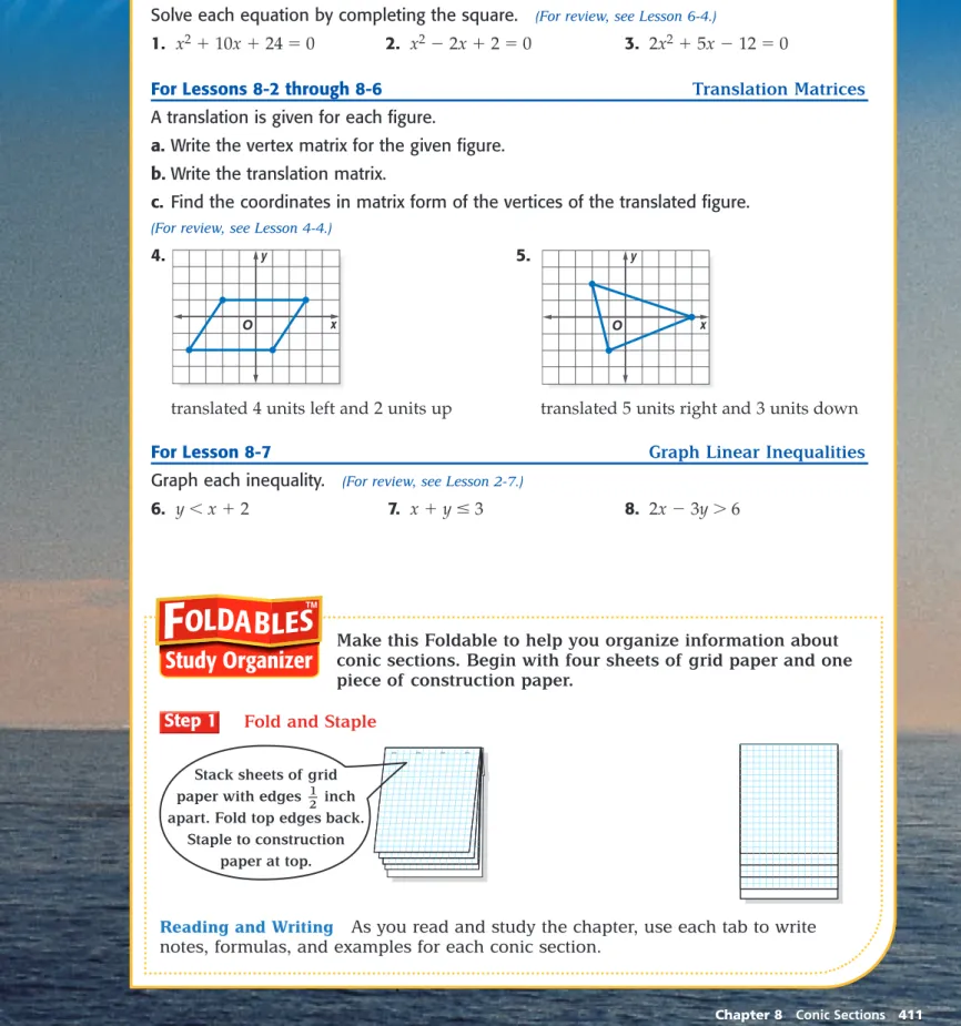 tabs as shown.