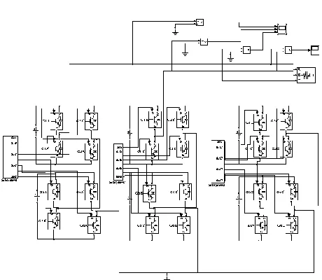 Fig-5: Showing   Simulation result of  IPD  PWM scheme  for 5level CHB  inverter   