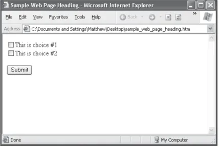 Figure 1-2. An HTML form