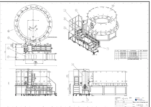 Figure 6: Assembly of Special Purpose Machine with iso grid panel 