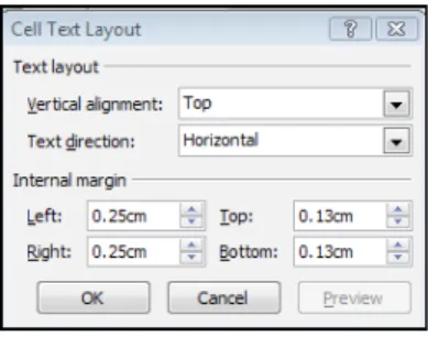 Table Borders And Shading
