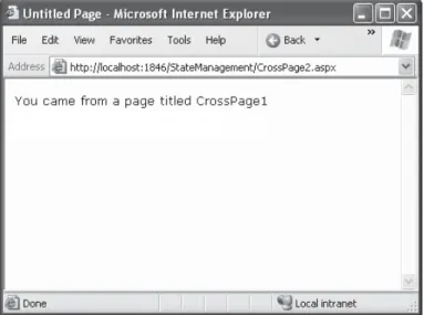 Figure 9-4. The target of a cross-page postback