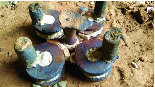 Fig.10 Castings after Shakeout operation 