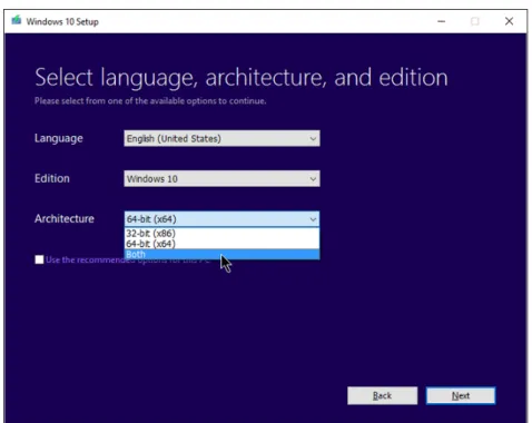 FIGURE 3-1   The Media Creation Tool downloads Windows 10 installation files that can be used on multiple PCs and  in virtual machines.