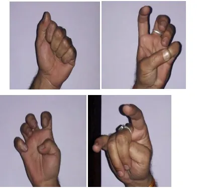 Fig. 3 Some hand gesture images 