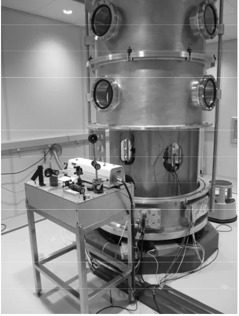 Figure 1: The current apparatus inside the vacuum chamber located in the new laboratory