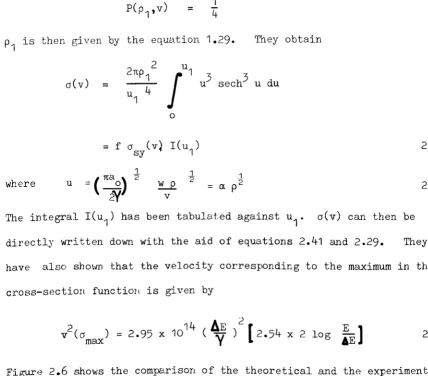 Figure 2.6 shows the comparison of the theoretical and the experimental 