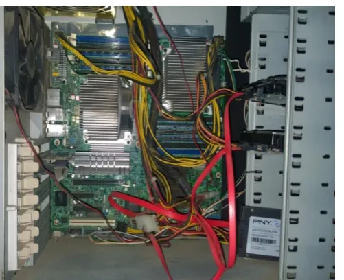Fig. 1:-Interior of Intel workstation system  