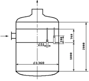 Table 1. Arrangement of elements in industrial separator.