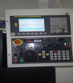 Fig. 2.1. Machine control Unit of the CNC lathe.  