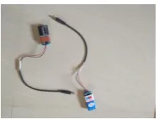 Fig. -3: Power adaptor with 9 V battery. 