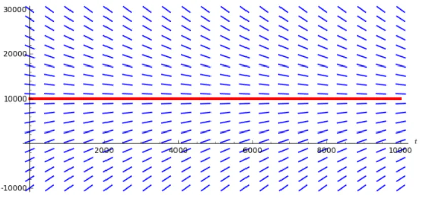 Figure 2: Direction Field of Eq. (3).
