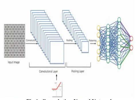 Fig 1: Convolution Neural Network  