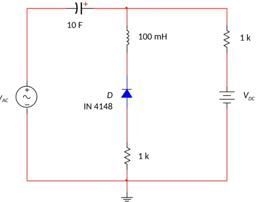 Fig. 2. Your test circuit for pn-junction diode capacitance measurement.