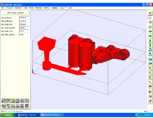 Fig. 9.8  Design of Runner bar and gating system 