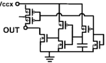 Fig. 18. n-FET termination for cantilever clamp. The diode bias network is also shown.