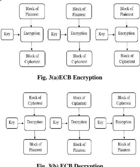Fig. 3(a)ECB Encryption 
