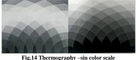 Fig.14 Thermography –sin color scale 