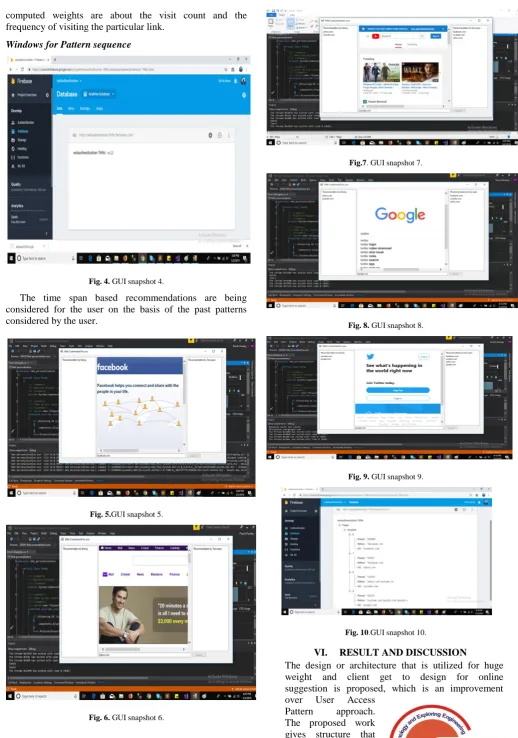 Fig. 6. GUI snapshot 6. 