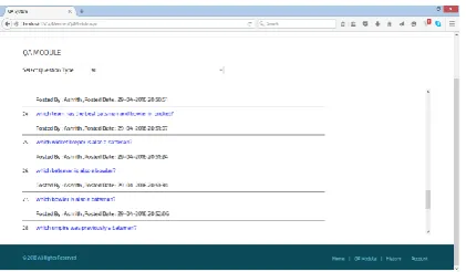 Fig. 7 The association rules generated after posting query 