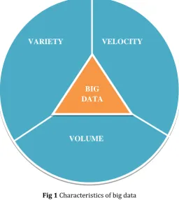 Fig 1 Characteristics of big data
