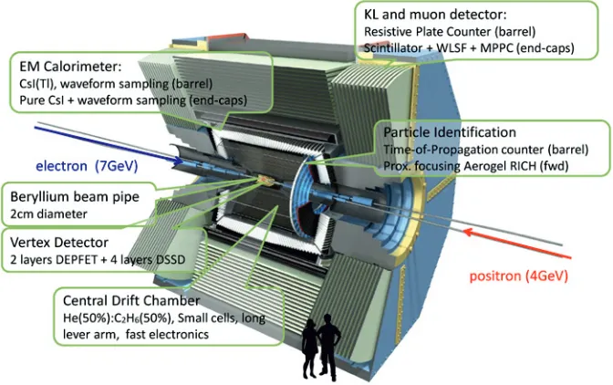 Figure 11. The Belle II detector layout.