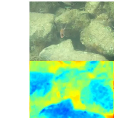 Fig. 7. Results of proposed method: (a),(d),(g),(j),(m) degraded image, (b),(e),(h),(k),(o) transmission, and (c),(f),(i),(l),(p) recovering image 