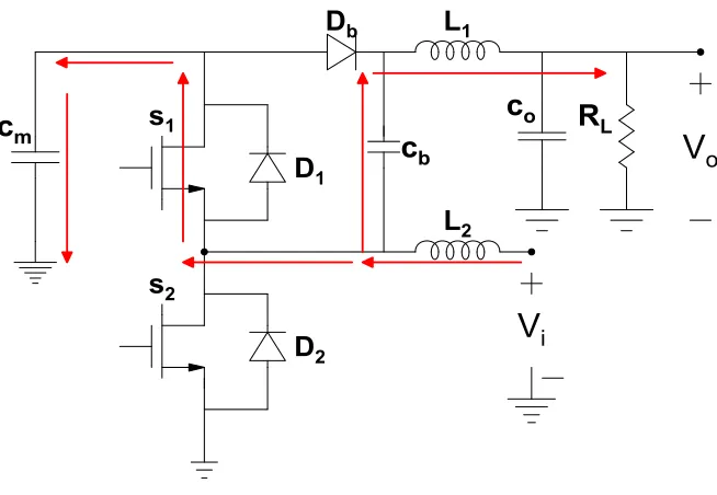 Fig. 3 MODE 2 -KY Boost Converter 